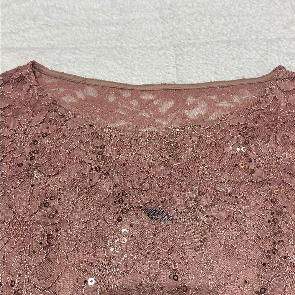 Candalite Petite | size PLarge | champagne dress - Picture 7 of 8
